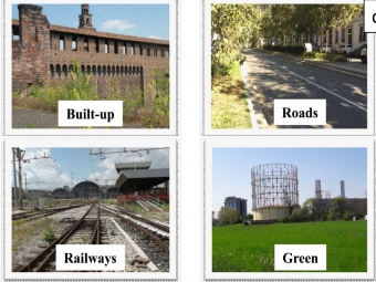 Studovaná vegetace v italském Milánu. Kredit: Toffolo et al. (2021), Urban Forestry & Urban Greening